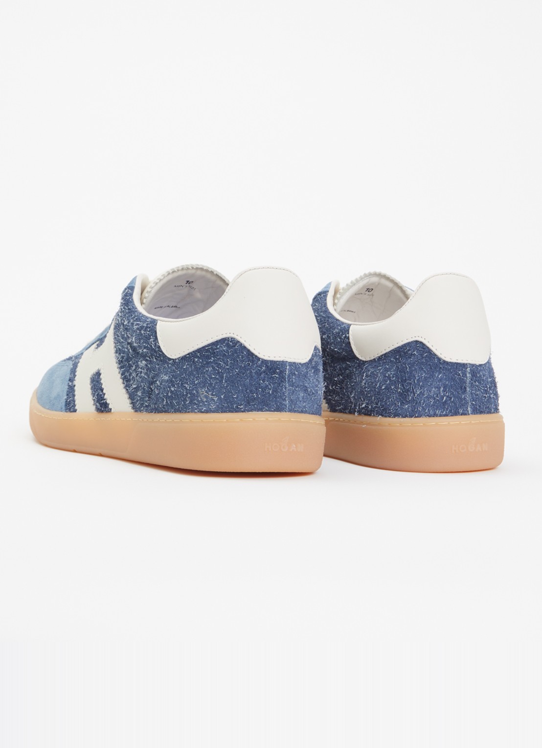 Hogan Hogan Cool sneaker van suède met details van nubuck  - achterkant 5 blauw