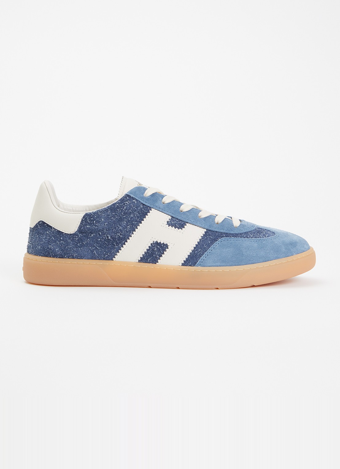 Hogan Hogan Cool sneaker van suède met details van nubuck  - voorkant 6 blauw