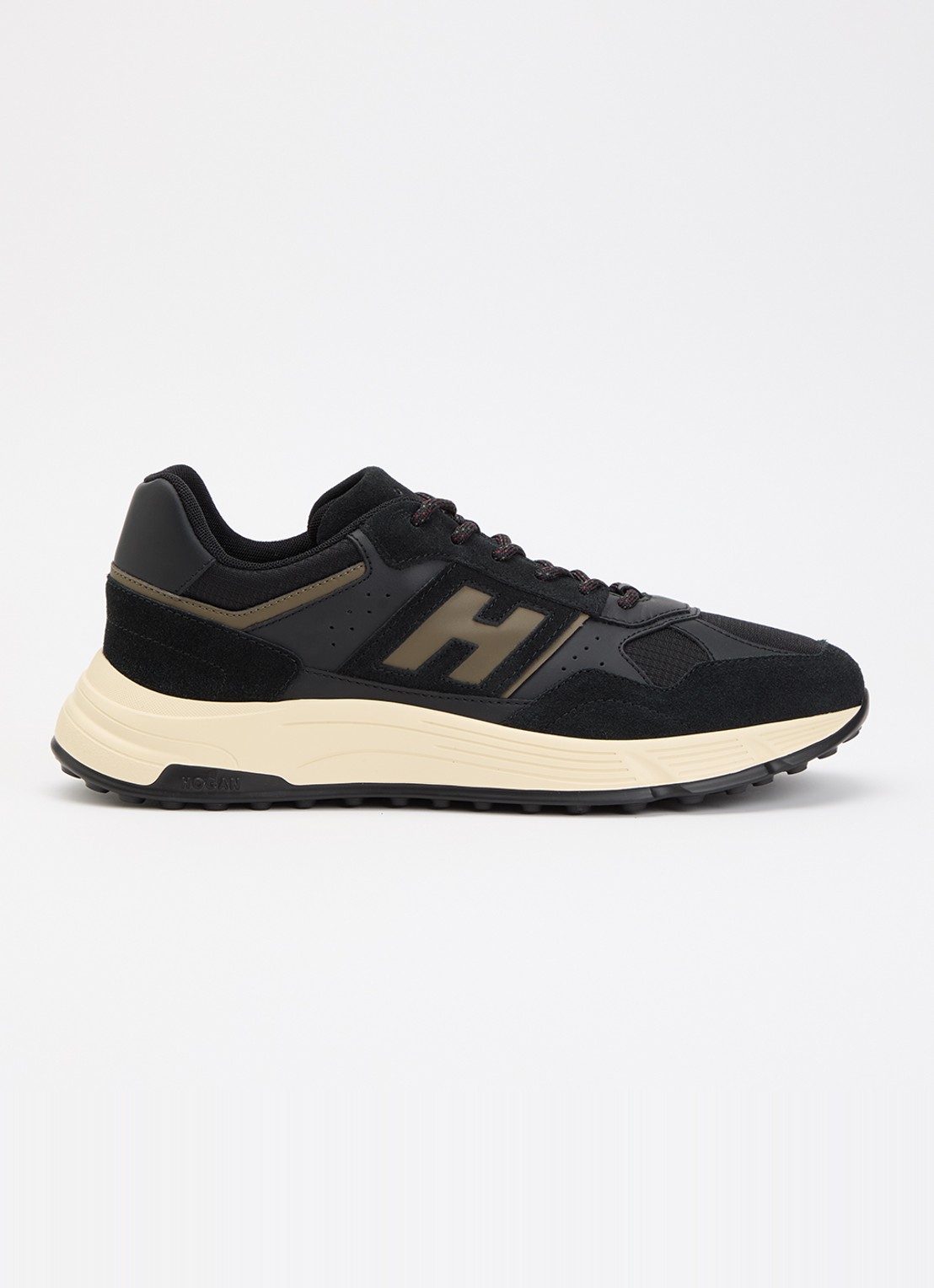 Hogan Hyperlight sneaker met suède details - voorkant 2 donkerblauw