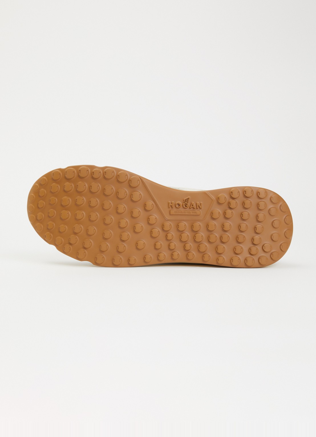 Hogan Hyperlight sneaker met suède details - detail 3 taupe