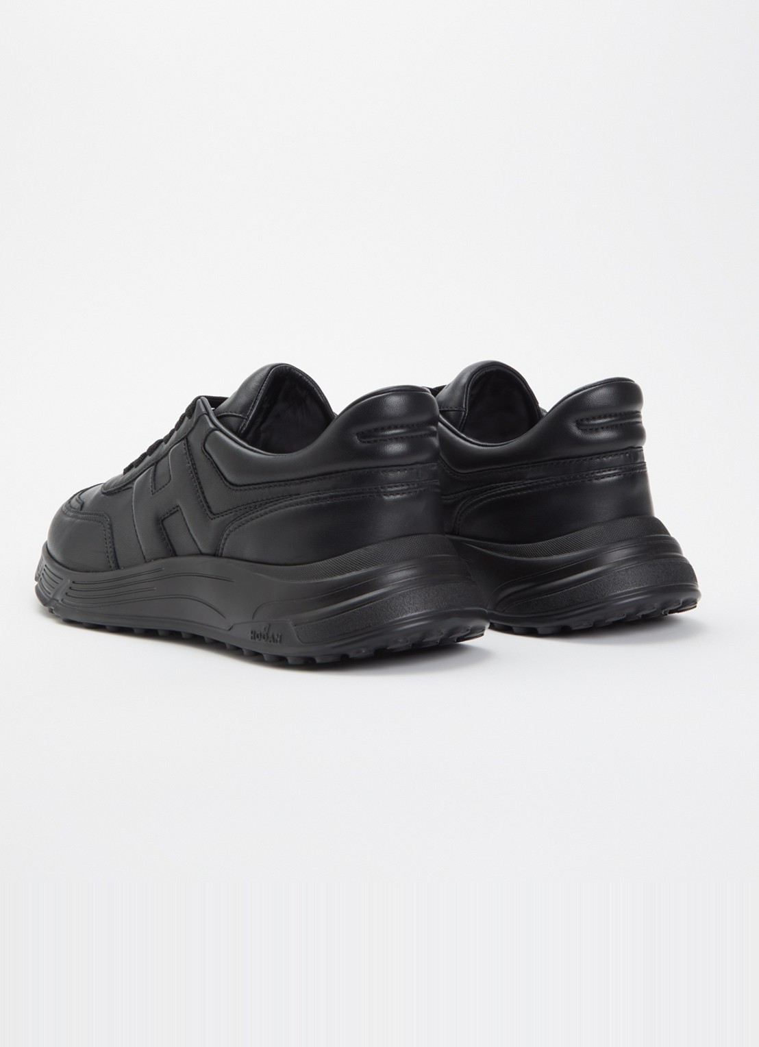 Hogan Hyperlight sneaker van leer - achterkant zwart