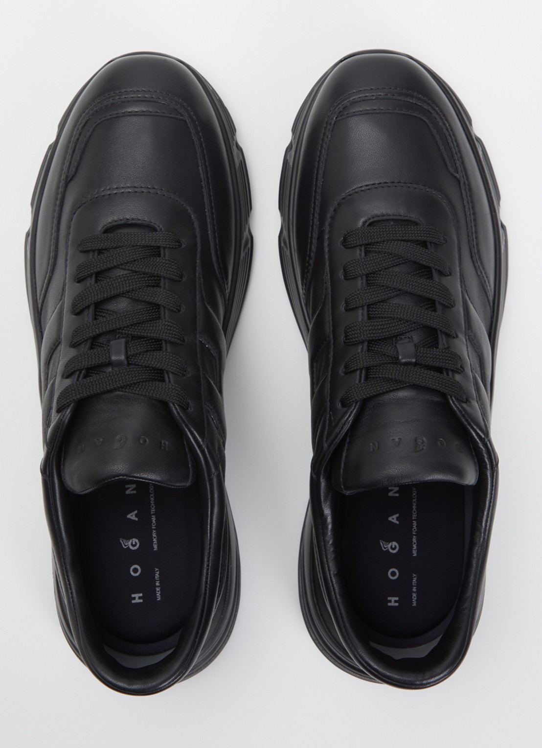 Hogan Hyperlight sneaker van leer - detail 3 zwart