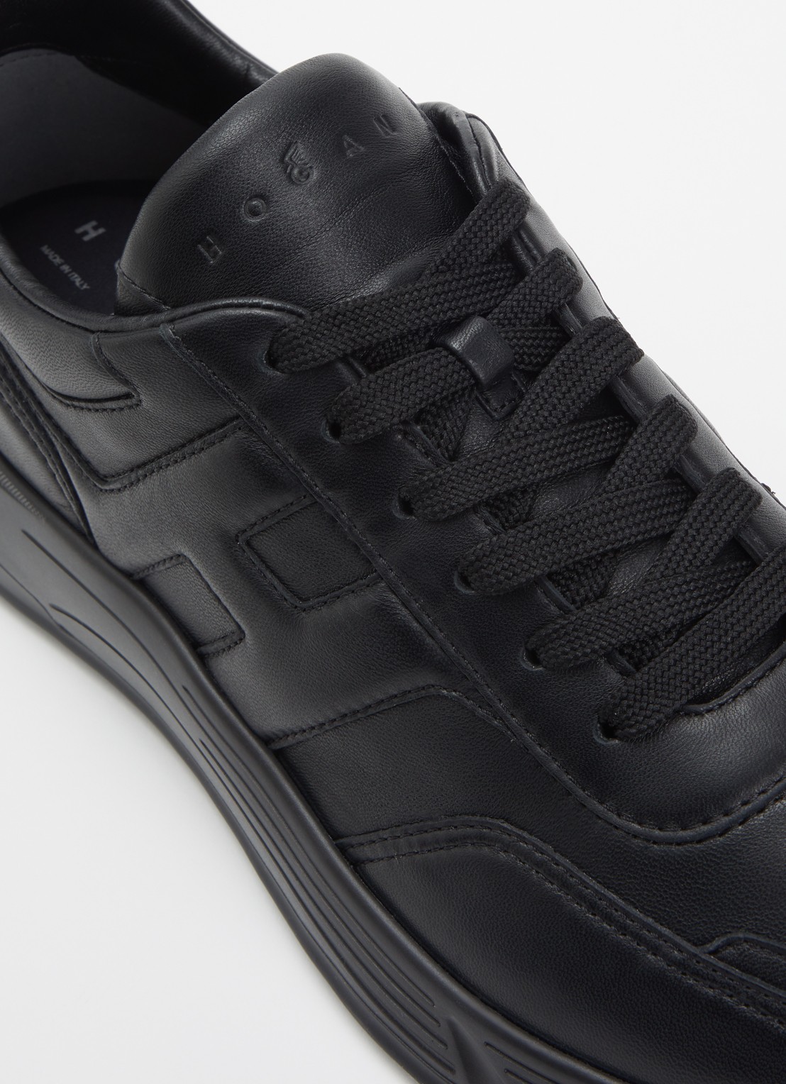 Hogan Hyperlight sneaker van leer - detail 5 zwart