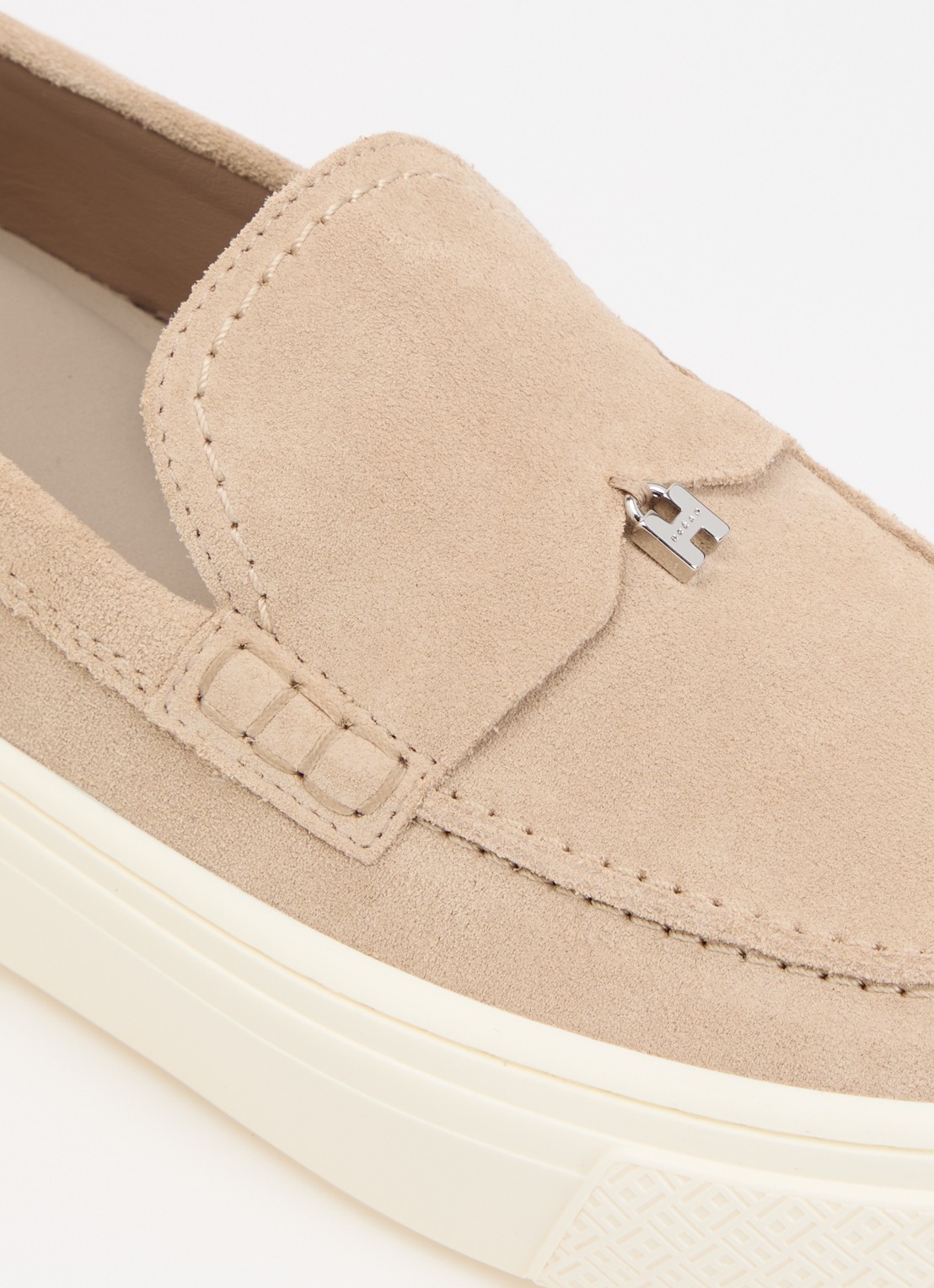 Hogan Mocassin van suède  - detail 7 naturel
