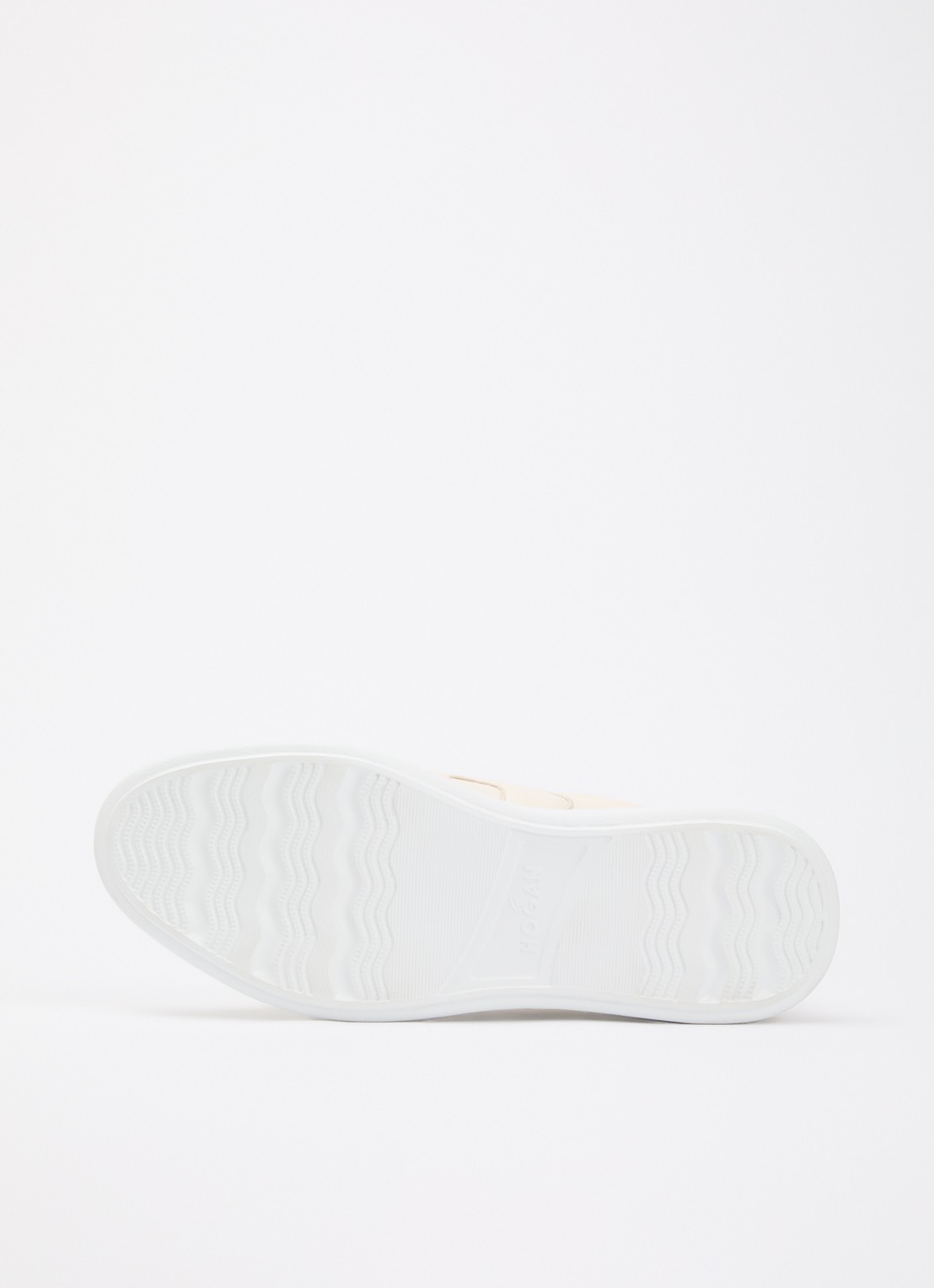 Hogan Rebel sneaker van leer met details van lurex - detail 4 creme