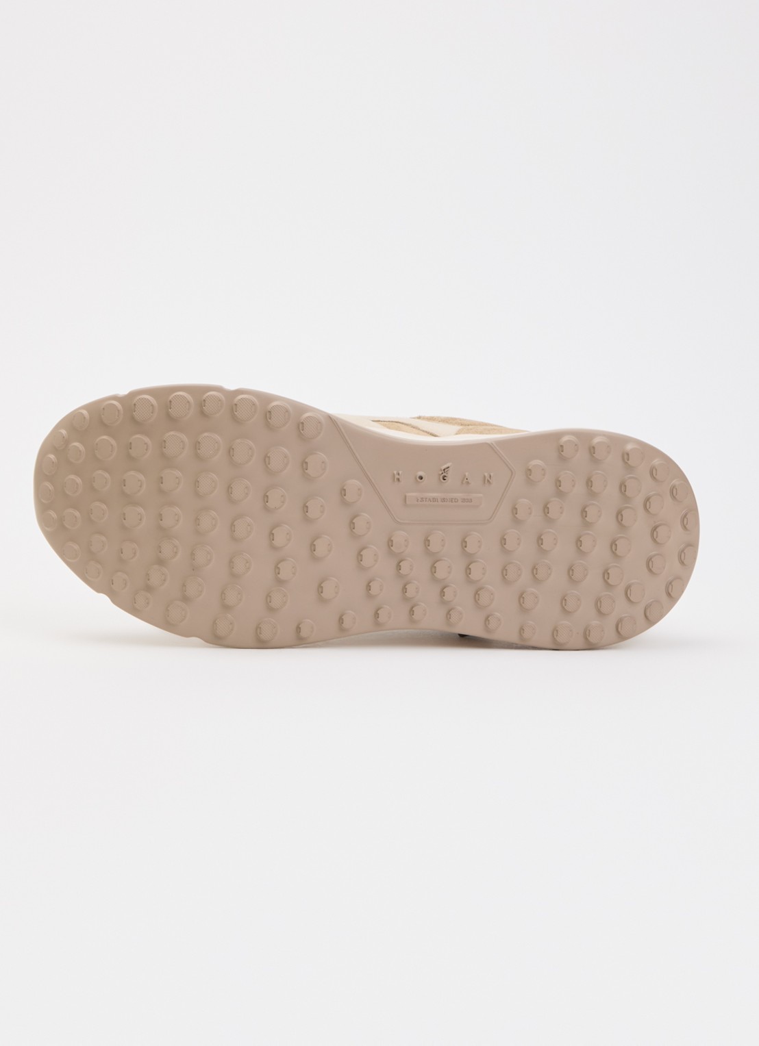 Hogan Sneaker van suède - detail 5 beige