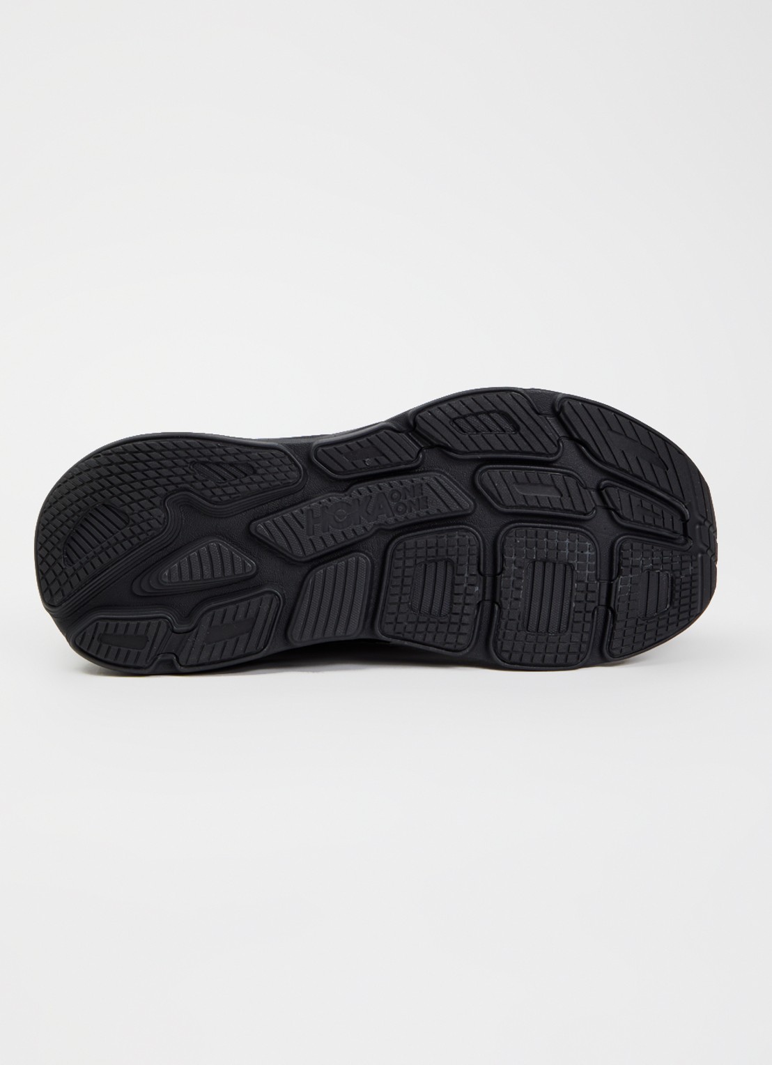 HOKA Bondi 7 sneaker met gebreid bovenwerk en logo - detail 4 zwart