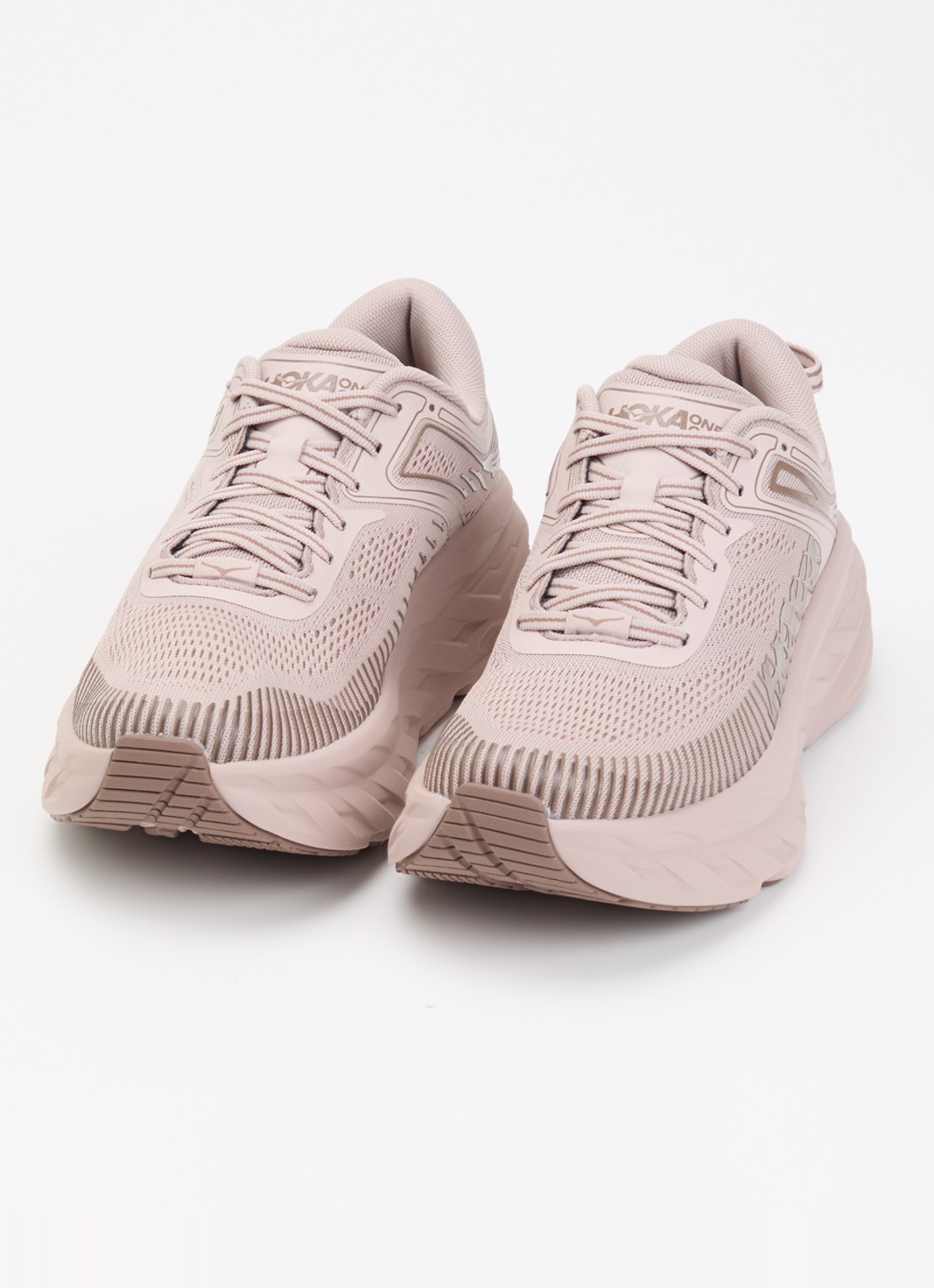 HOKA Bondi 7 sneaker met logo  - detail 3 oudroze