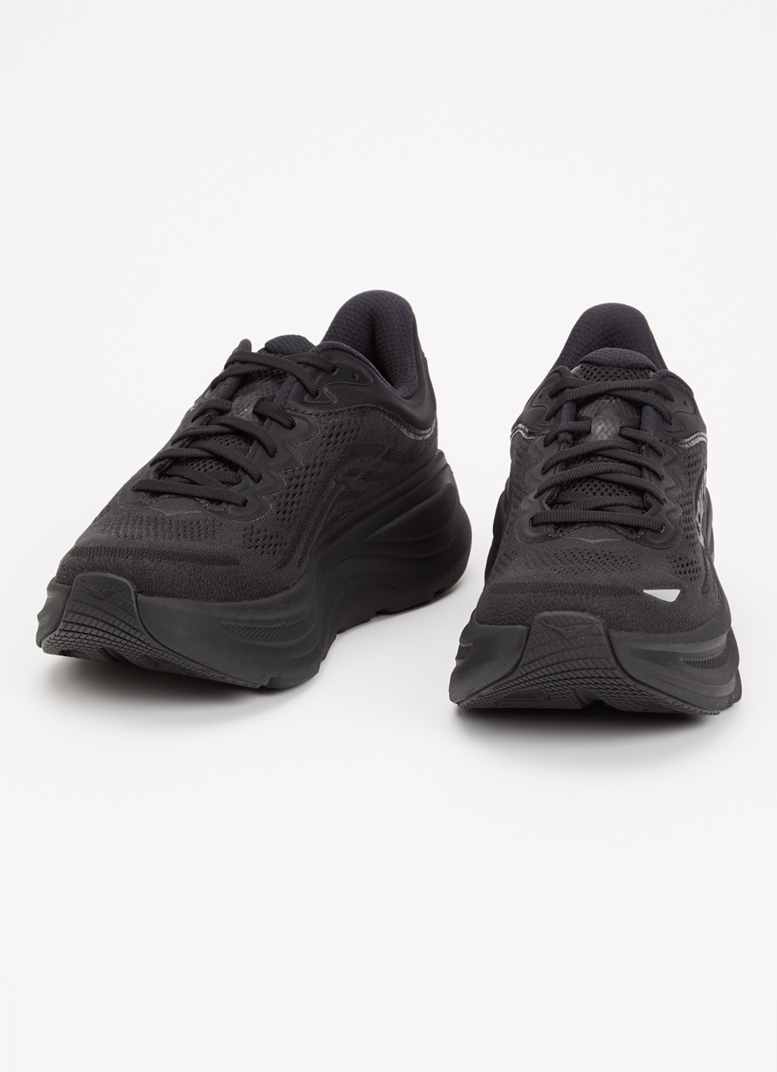 HOKA Bondi 9 hardloopschoen met mesh details - detail 5 zwart