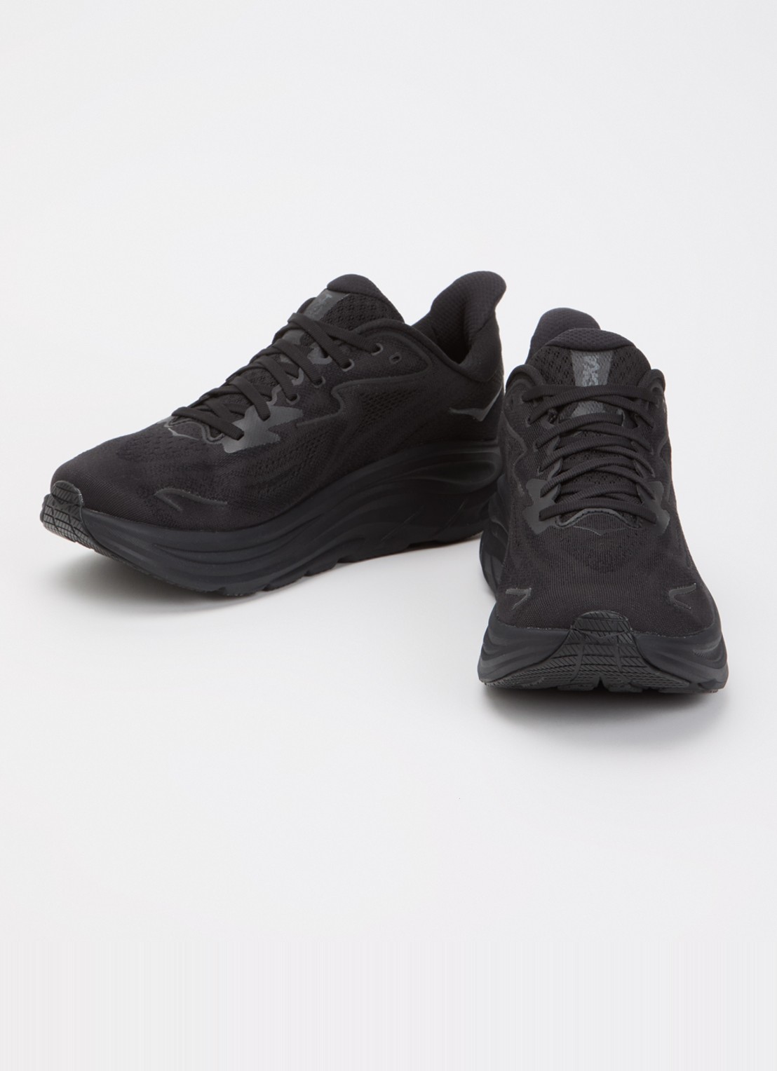 HOKA Clifton 10 sneaker met mesh details - detail 3 zwart