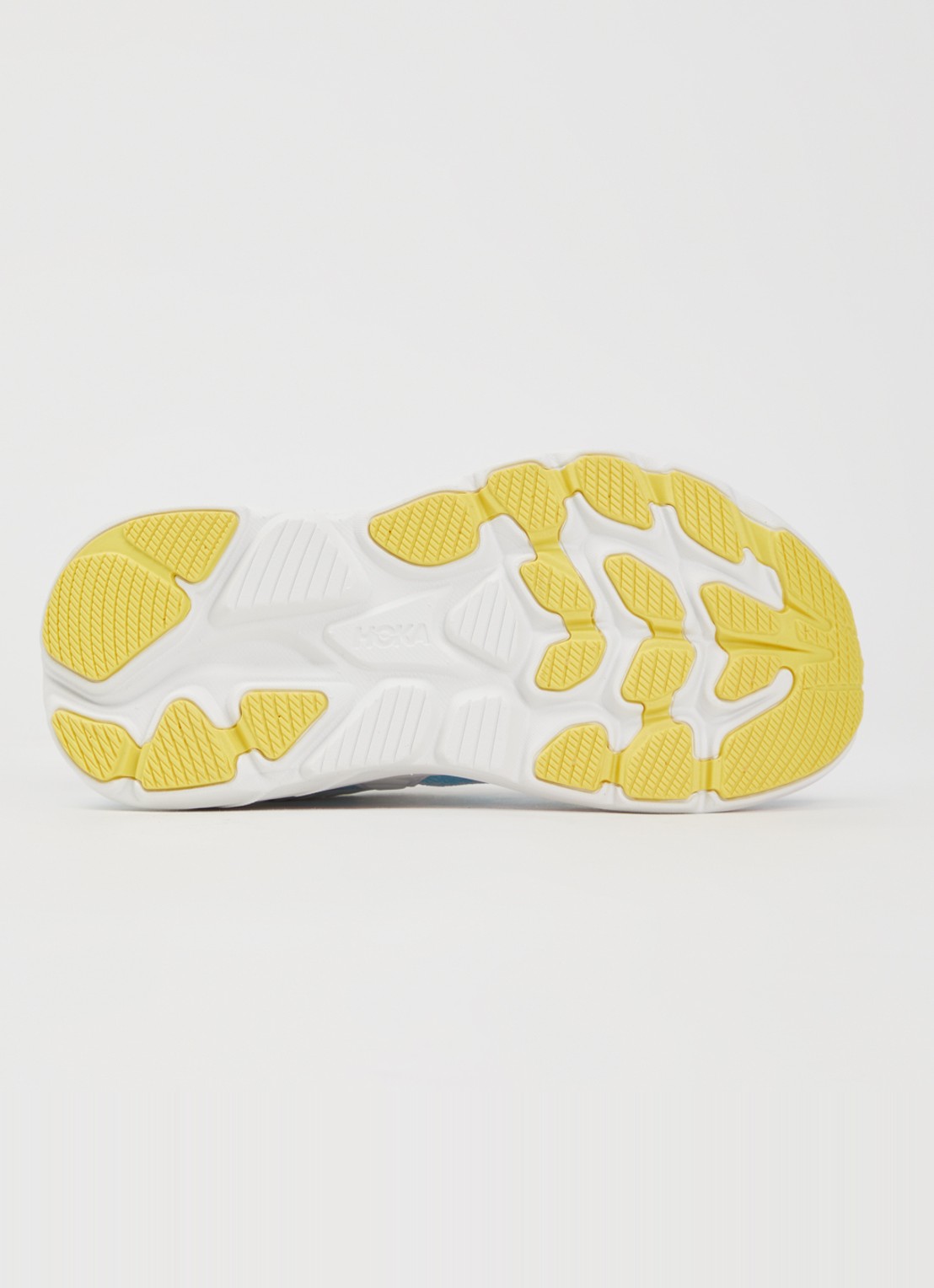 HOKA Clifton sneaker van mesh met logo - detail lichtblauw