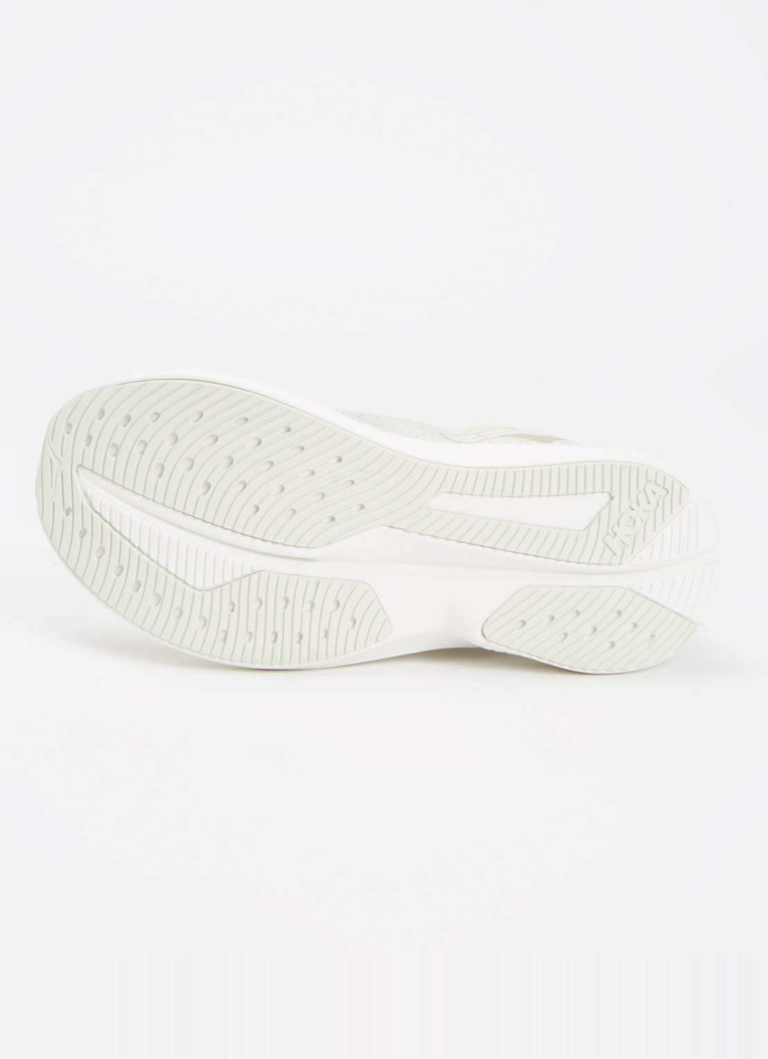 HOKA Mach 6 hardloopschoen met mesh details - detail 4 lindegroen
