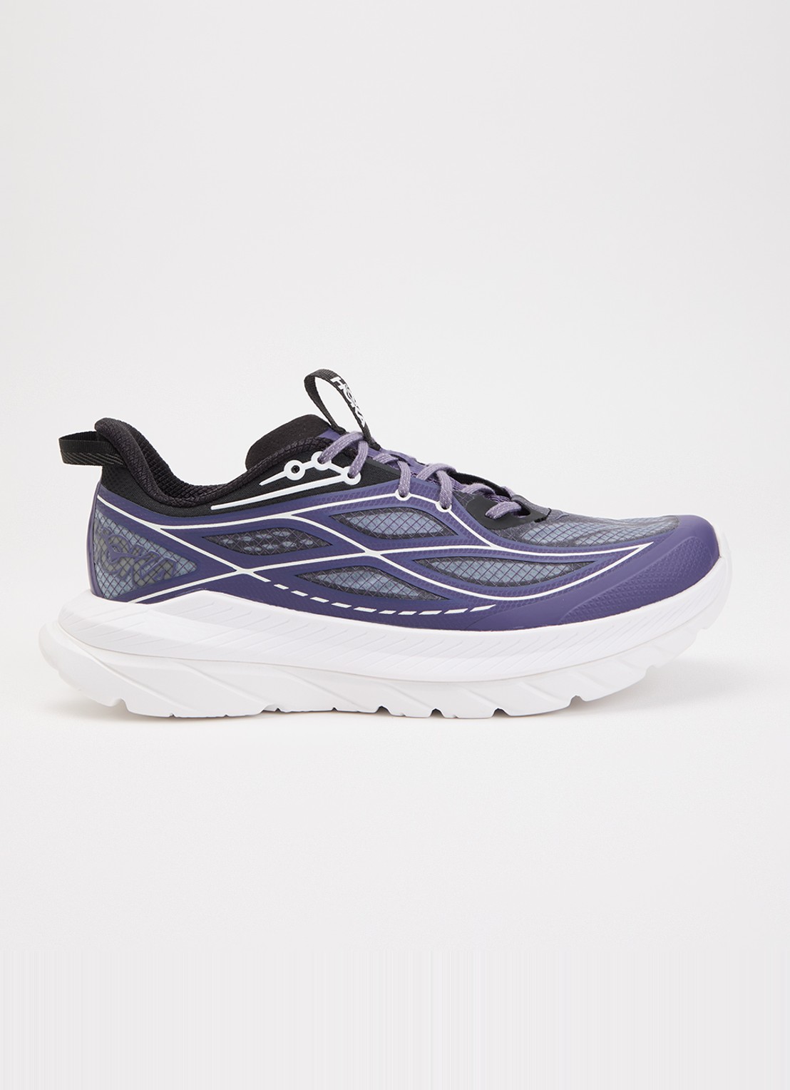 HOKA Mach Remastered sneaker met details van mach - voorkant 5 paars