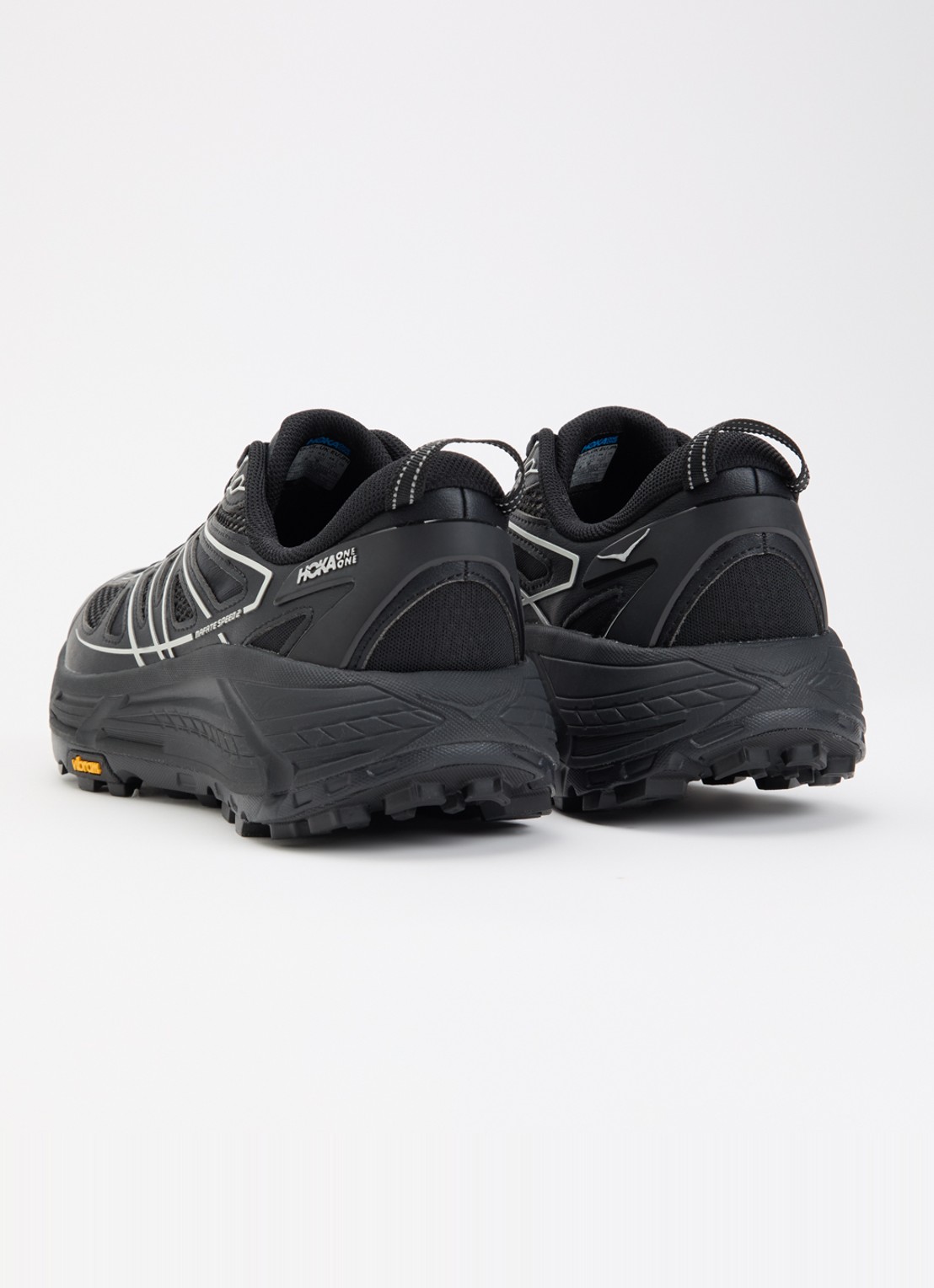 HOKA Mafate Speed 2 sneaker van mesh - achterkant zwart