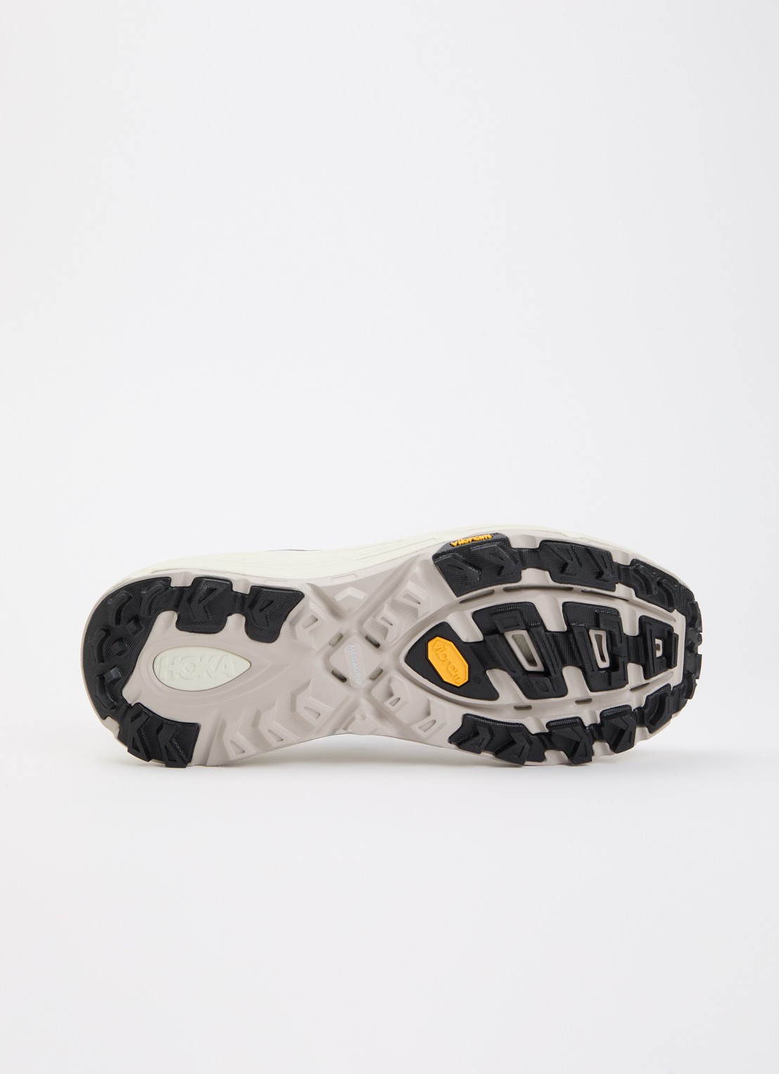 HOKA Mafate Speed 2 TS sneaker met mesh details en metallic finish - detail 4 creme