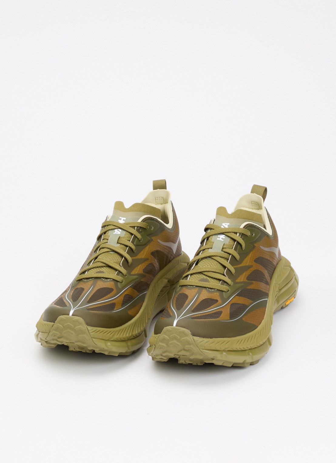 HOKA Mafate Speed 4 Lite sneaker met details van mesh - detail 3 mosgroen