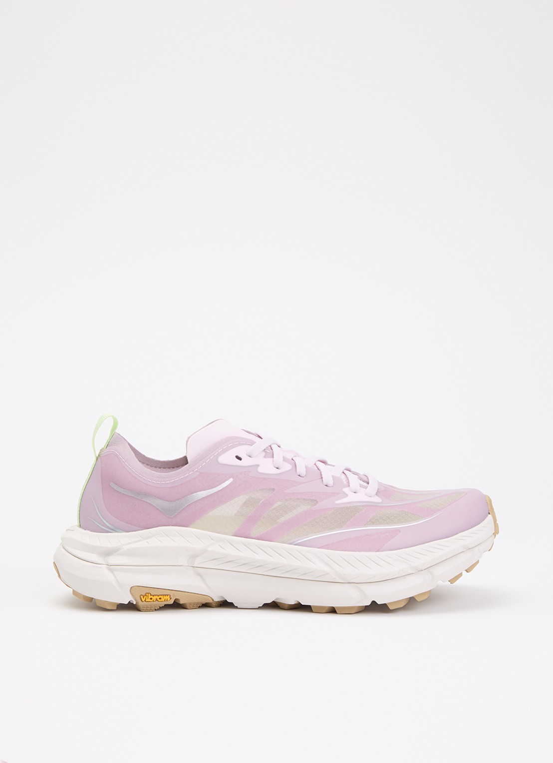 HOKA Mafate Speed 4 Lite sneaker met mesh details - voorkant 2 roze