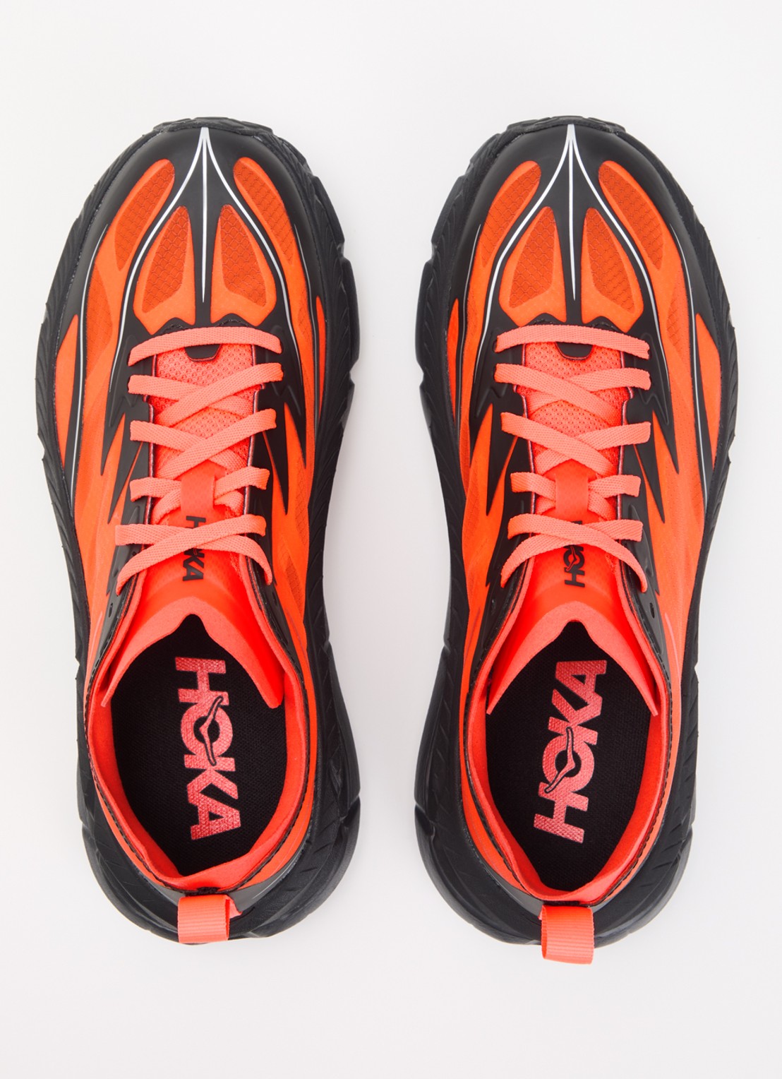 HOKA Mafate Speed 4 Lite sneaker met mesh details - detail 2 orange