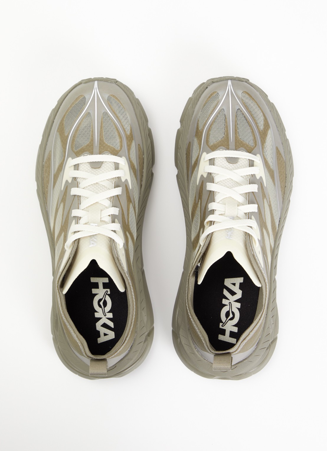 HOKA Mafate Speed 4 Lite sneaker van mesh - detail 4 khaki