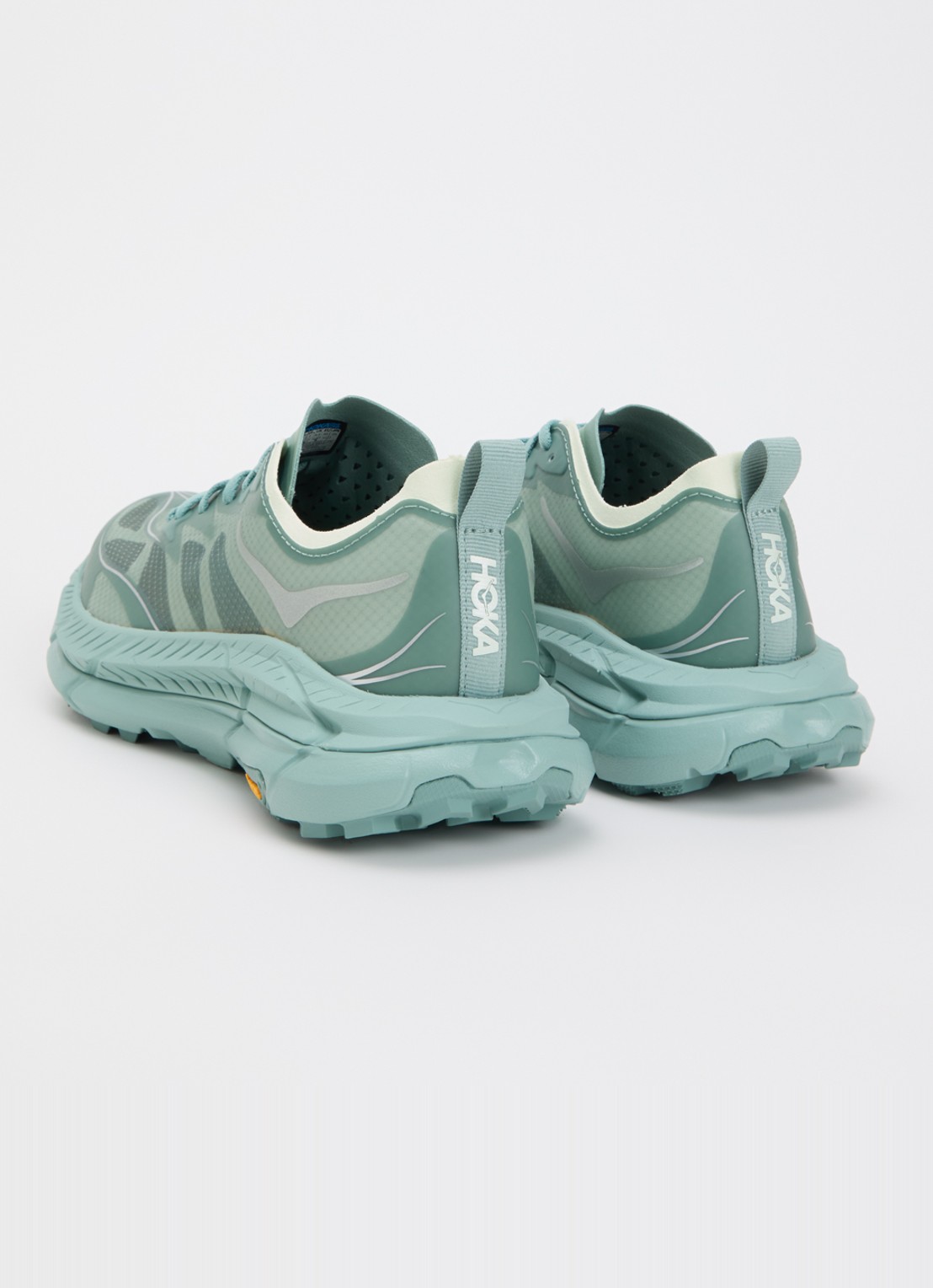 HOKA Mafate Speed 4 Lite sneaker van mesh - achterkant zeegroen