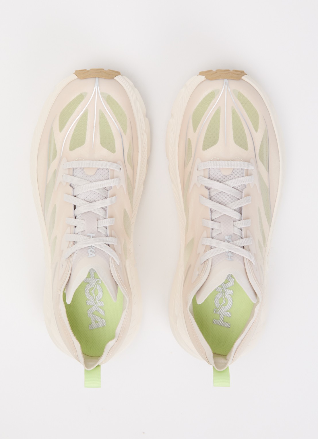 HOKA Mafate Speed 4 Lite sneaker van mesh - detail 3 creme