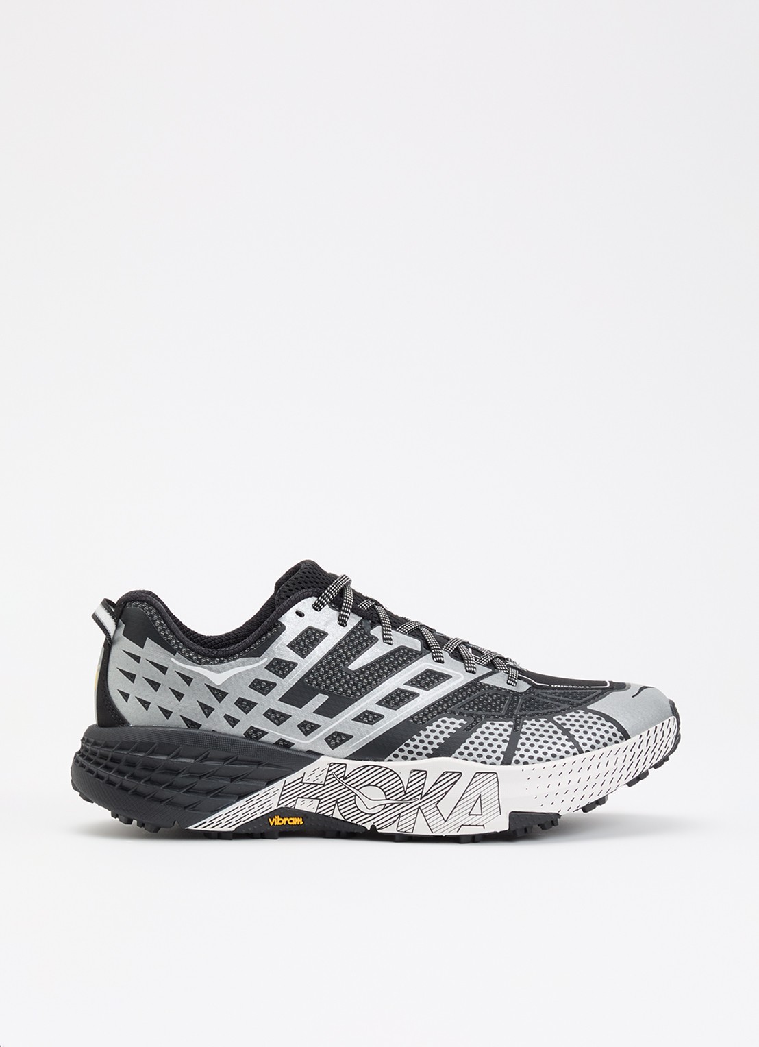 HOKA Speedgoat 2 sneaker van mesh met logo - voorkant zwart