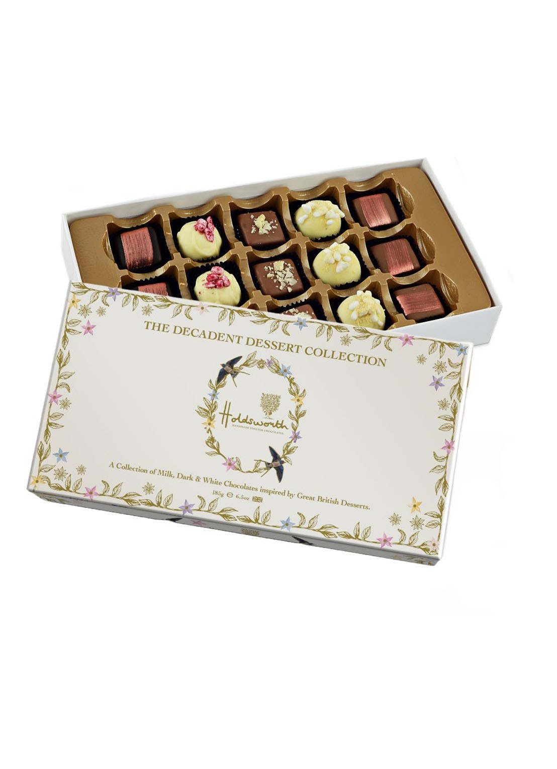 Holdsworth Decadente Dessert chocolade bonbons 15 stuks - voorkant undefined
