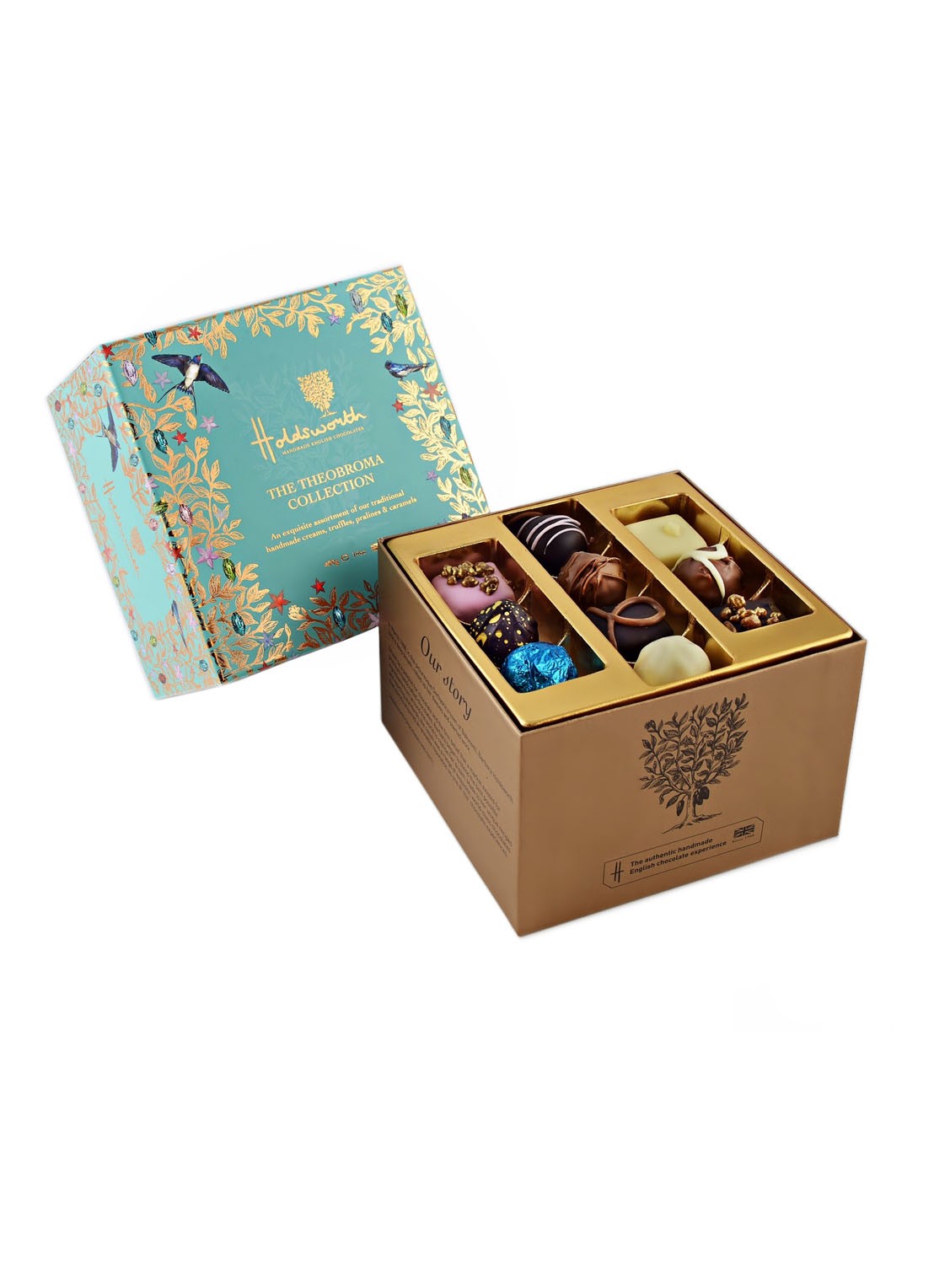 Holdsworth The Theobroma Collection chocolade bonbons 30 stuks - voorkant undefined