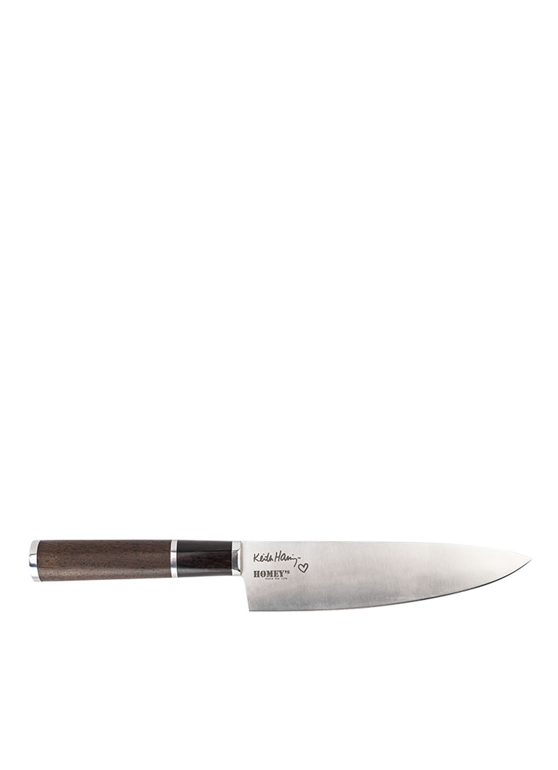 Homey's Keith Haring koksmes met chopsticks in cadeauverpakking  - detail 4 donkerbruin