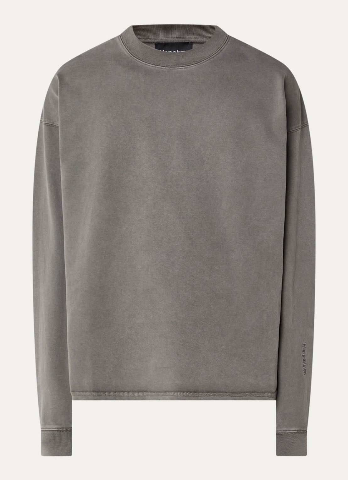 Hopeium Sweater met backprint - voorkant 3 grijs