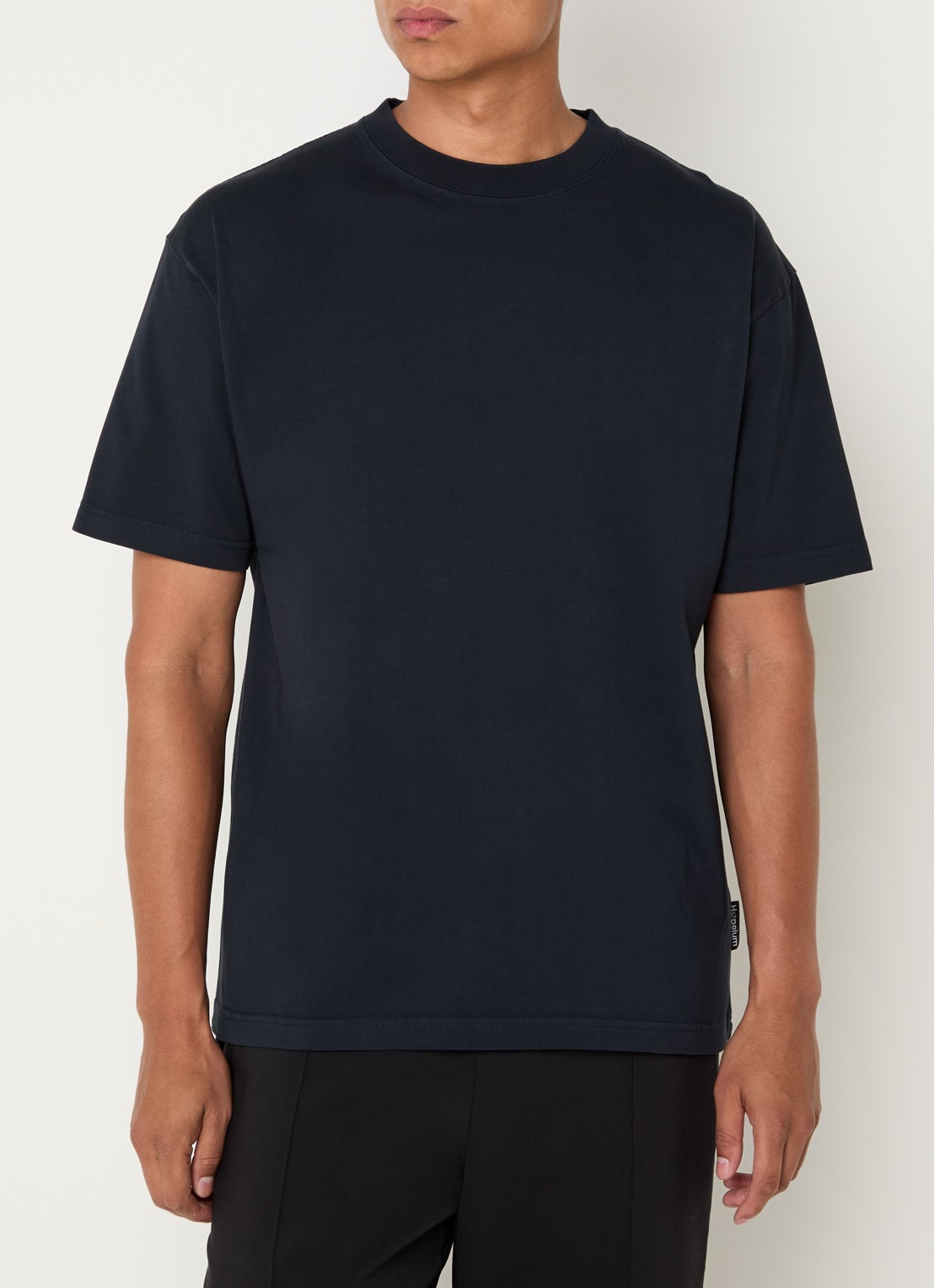 Hopeium T-shirt met backprint - achterkant 4 antraciet