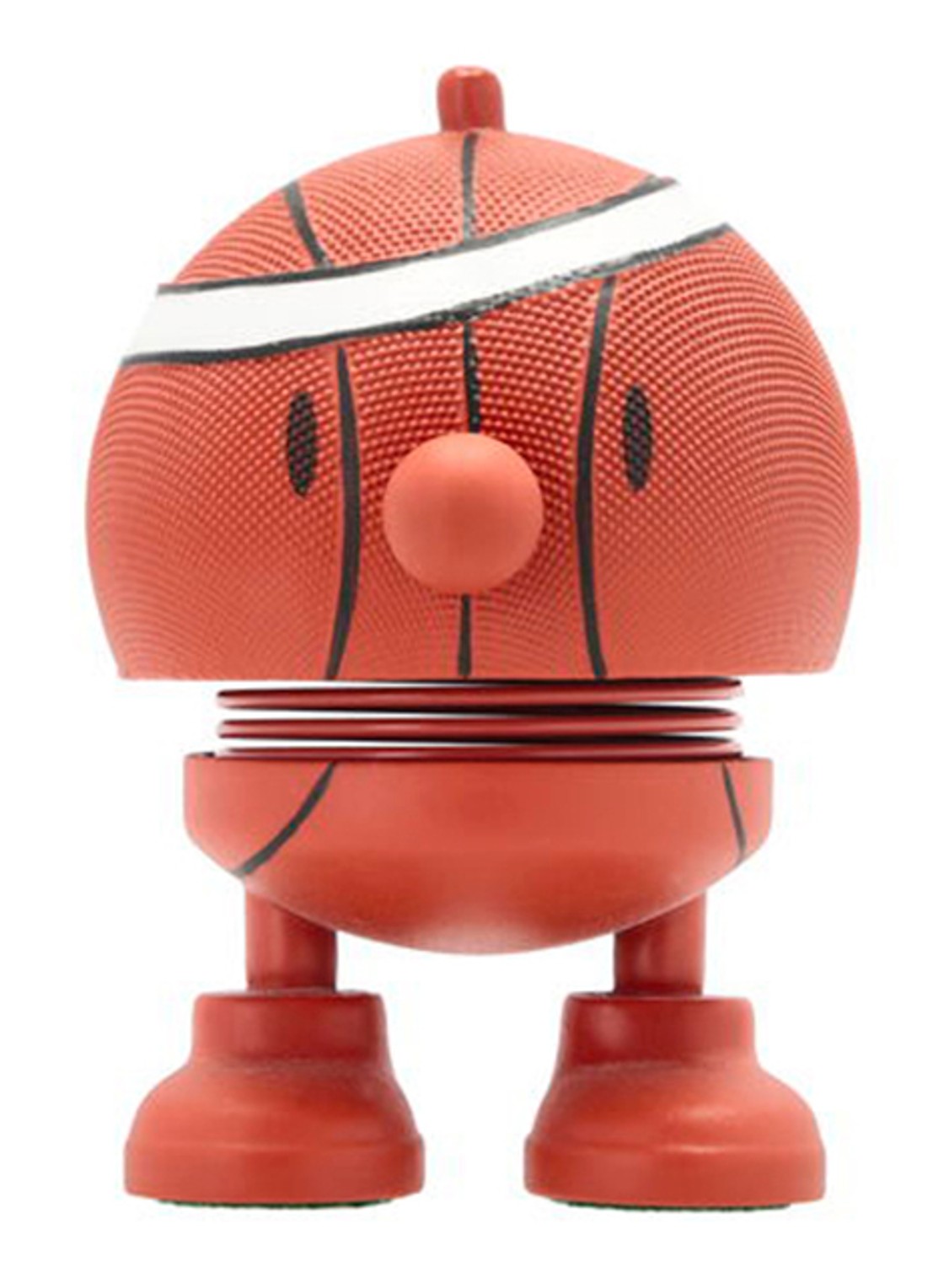 Hoptimist Basketball Bumble S ornament 7,6 cm - voorkant 2 orange