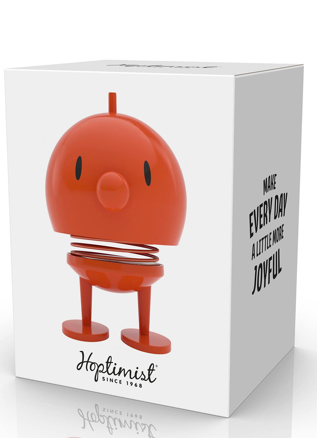Hoptimist Bumble M ornament 9,5 cm - detail 3 oranjerood
