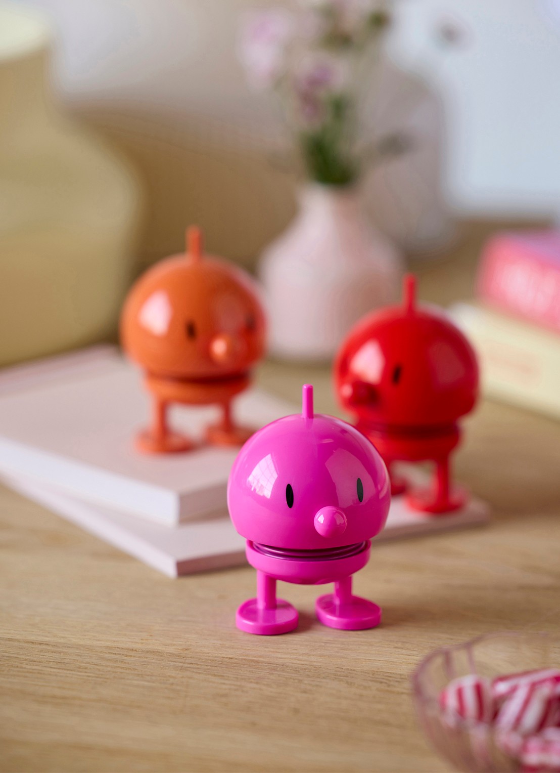 Hoptimist Bumble S ornament 7,6 cm - detail 5 roze