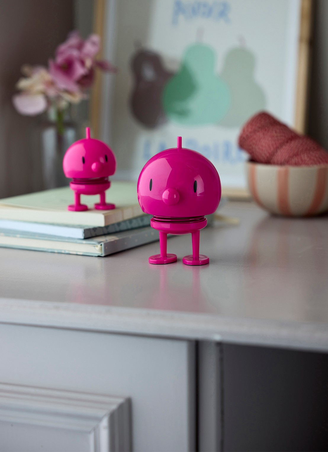 Hoptimist Bumble S ornament 7,6 cm - detail 6 roze