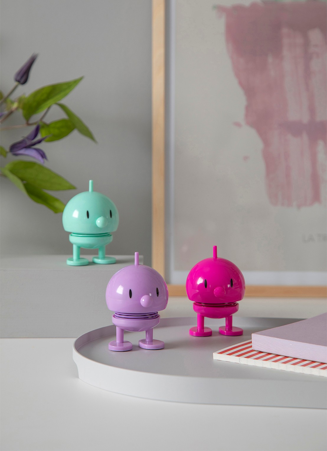 Hoptimist Bumble S ornament 7,6 cm - detail 7 roze