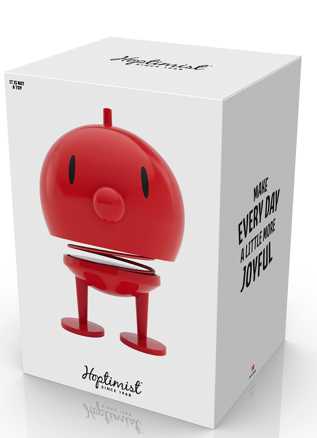 Hoptimist Bumble XL ornament 24 cm - detail rood