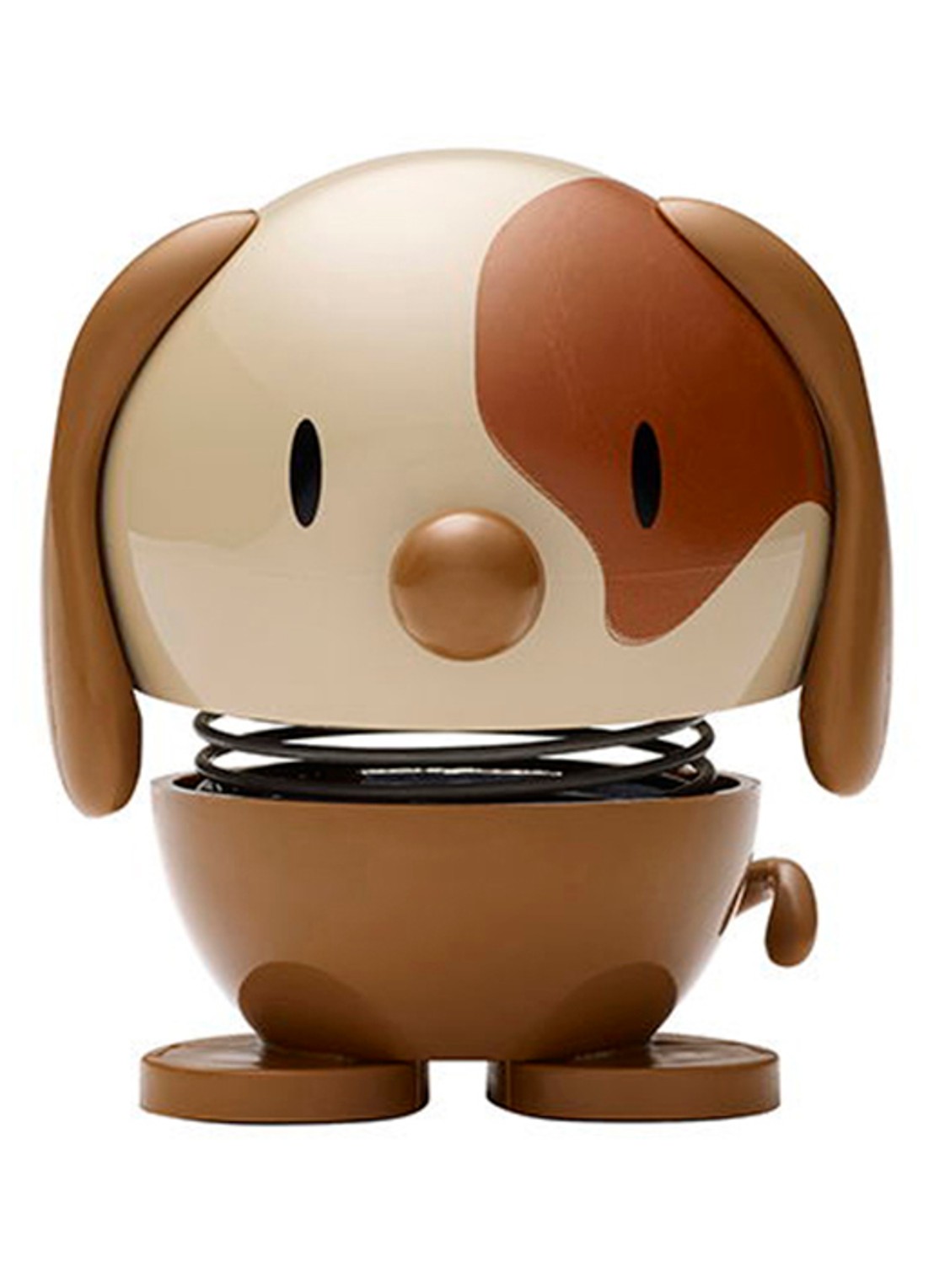 Hoptimist Dog ornament 7,2 cm - voorkant 2 bruin