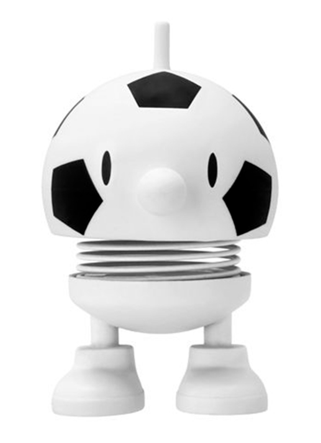Hoptimist Football Bumble S ornament 7,7 cm - voorkant 2 wit