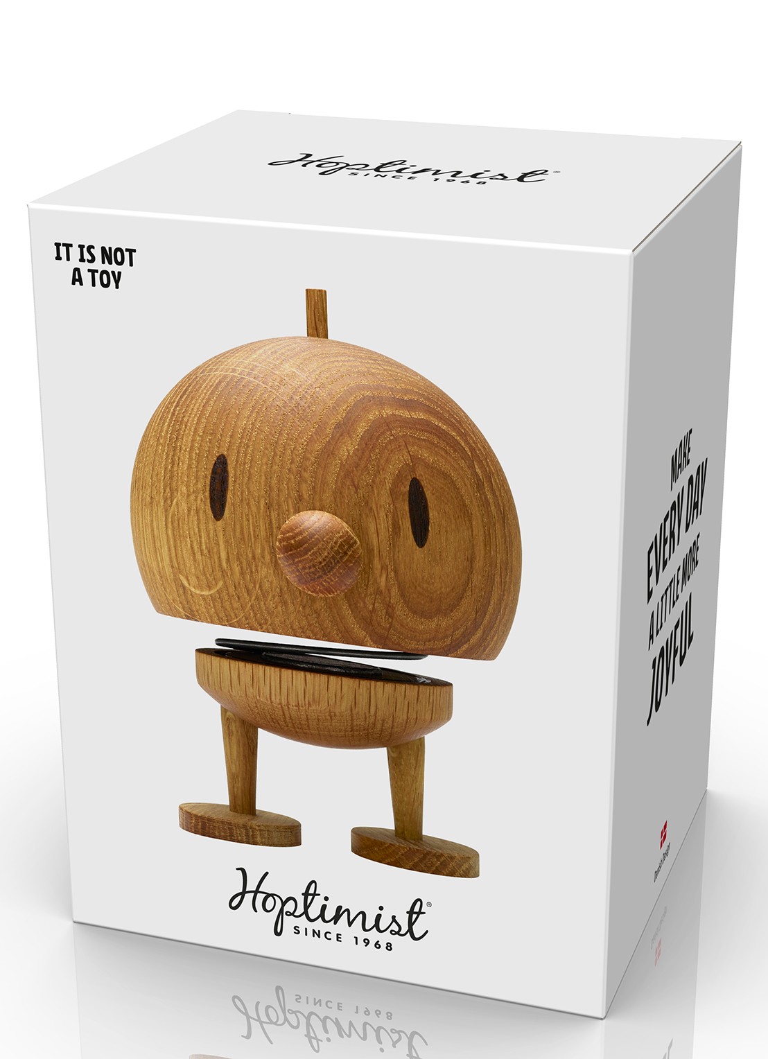 Hoptimist Hoptimist Bumble M ornament 9,5 cm - detail lichtbruin