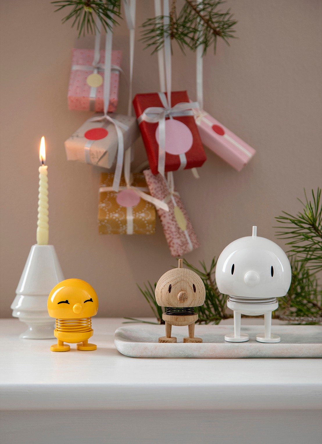 Hoptimist Hoptimist Bumble M ornament 9,5 cm - detail 4 beige