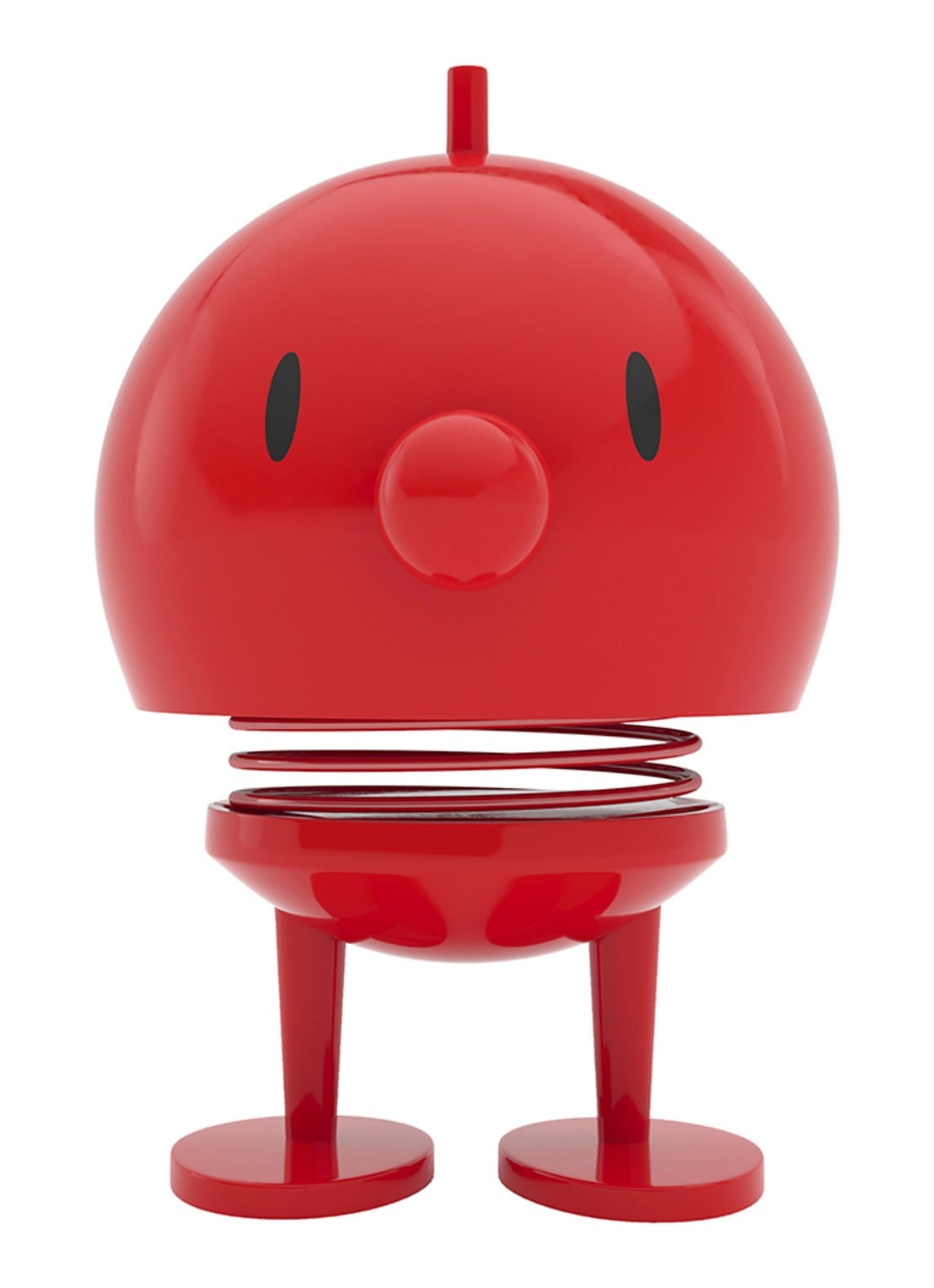 Hoptimist Hoptimist Bumble M ornament 9,5 cm - voorkant 4 rood