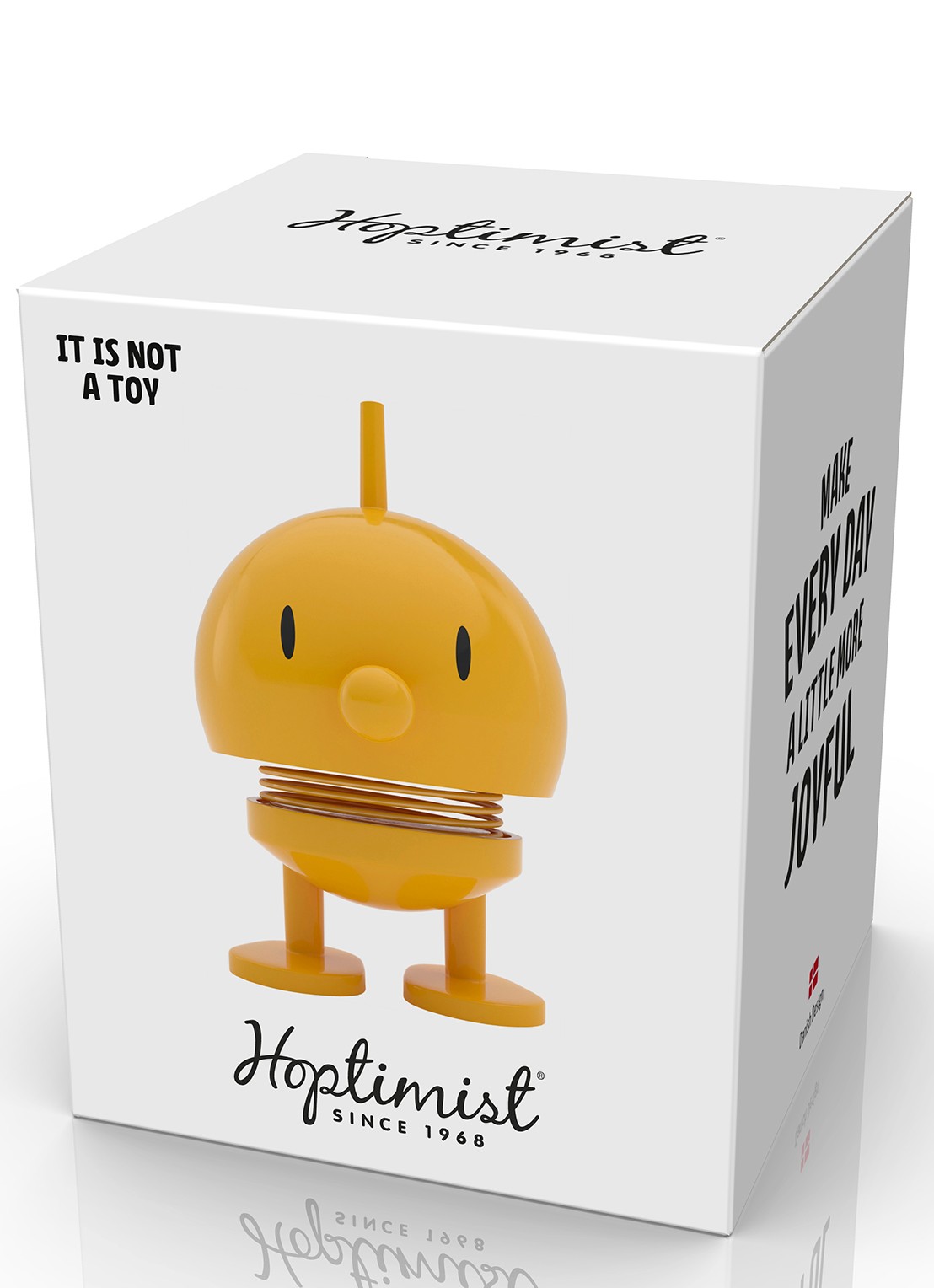 Hoptimist Hoptimist Bumble S ornament 7,6 cm - detail 3 geel