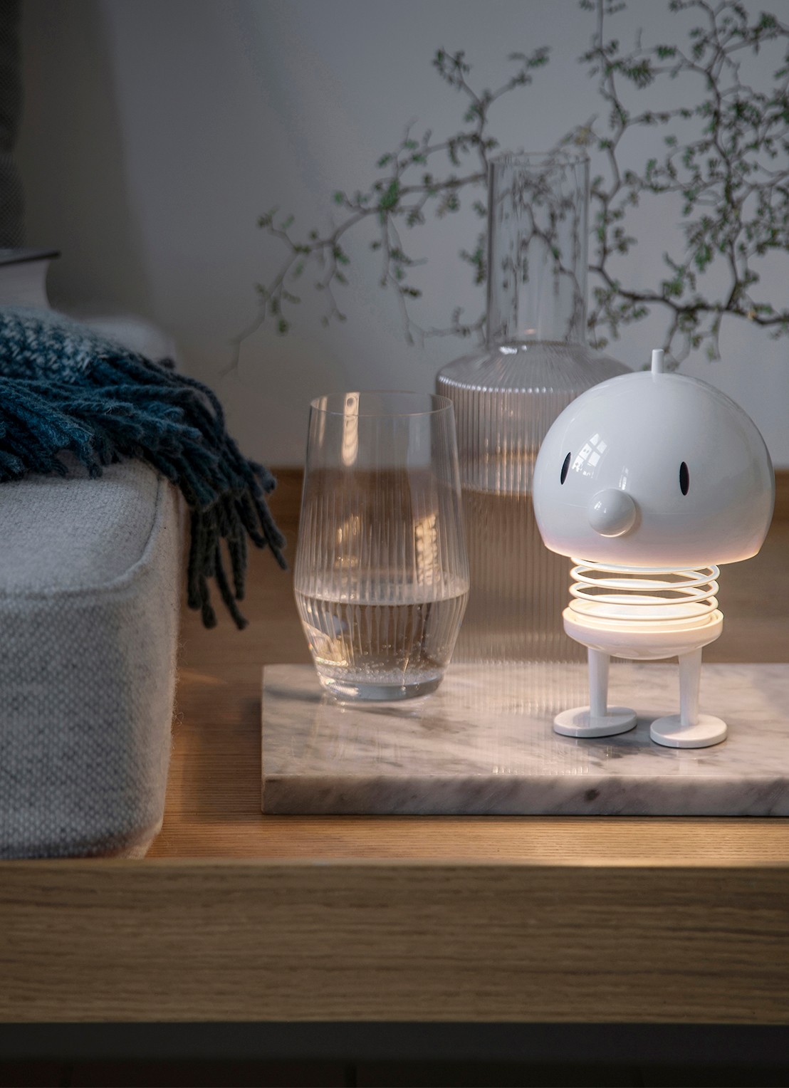 Hoptimist Led lamp L 15 cm - voorkant 2 wit