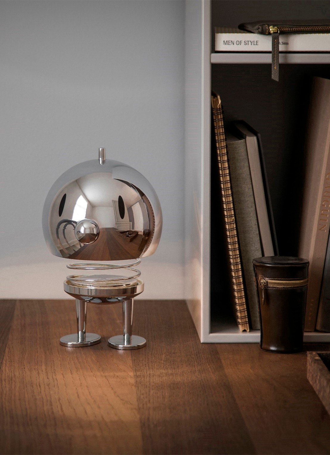 Hoptimist Led lamp XL 24 cm - voorkant 5 zilver