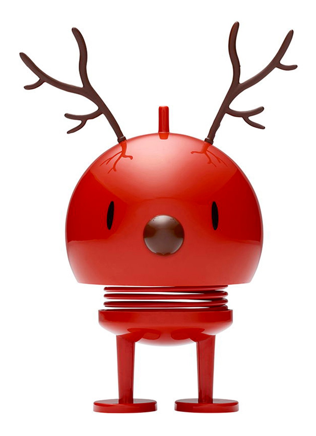 Hoptimist Reindeer Bumble M ornament 14 cm - voorkant rood