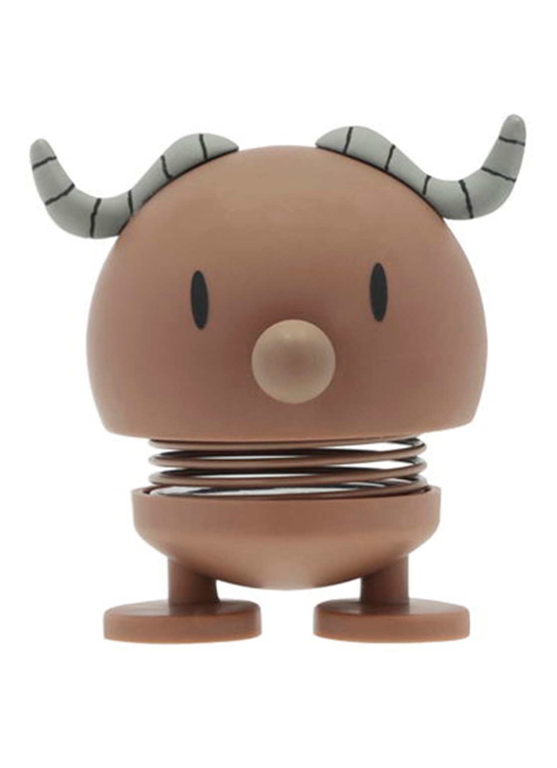 Hoptimist Soft Buffalo S ornament 6 cm - voorkant 2 bruin
