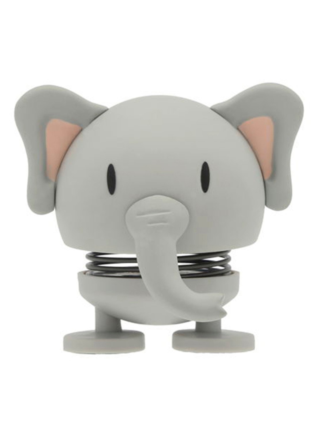 Hoptimist Soft Elephant S ornament 6 cm - voorkant 2 grijs