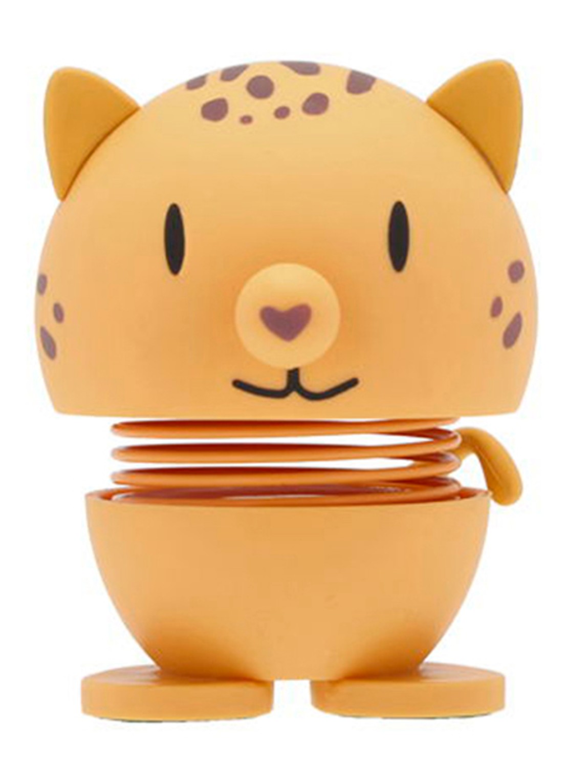 Hoptimist Soft Leopard S ornament 6,1 cm - voorkant geel