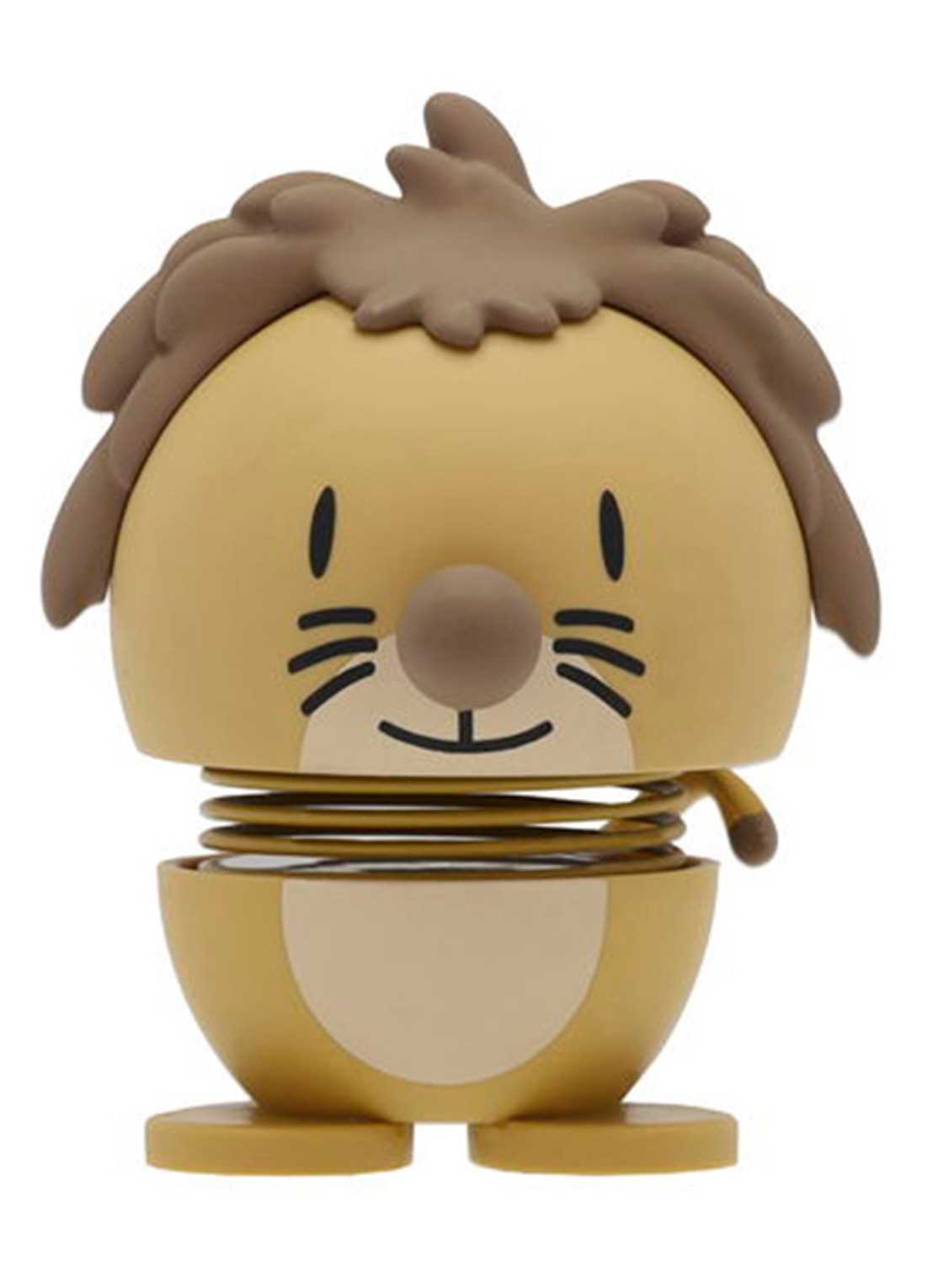Hoptimist Soft Lion S ornament 7,6 cm - voorkant 2 orange
